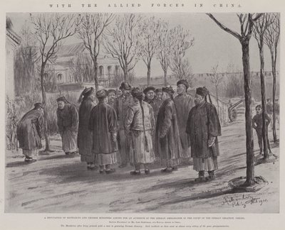 With the Allied Forces in China by Johann Nepomuk Schonberg